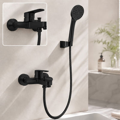 Bruseslange 125 cm Sort Antidrej Rustfrit Stål