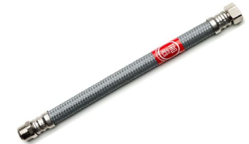 Tilslutningsslange til armatur TAQ-GRIF Tucai 3/8" x M10x1-L50 mm 700 mm, 1 stk.
