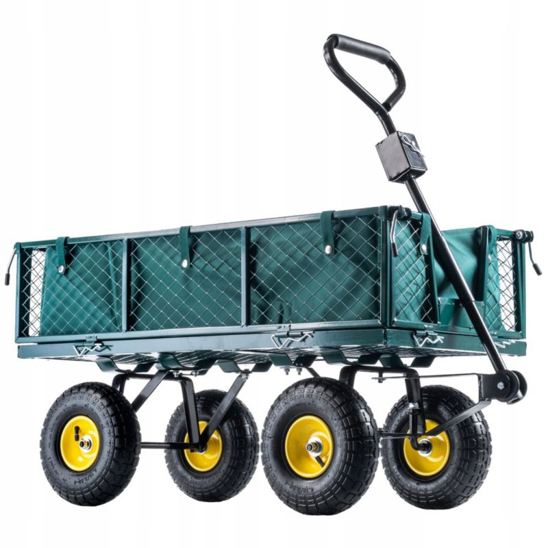 KADAX havevogn med presenning, transportvogn, strandvogn, trailer 300 kg, stor, 1 stk.