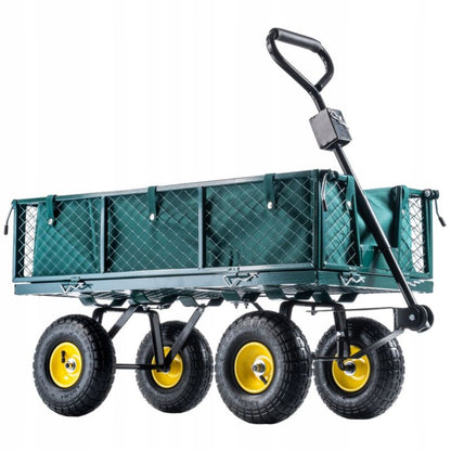 KADAX havevogn med presenning, transportvogn, strandvogn, trailer 300 kg, stor, 1 stk.