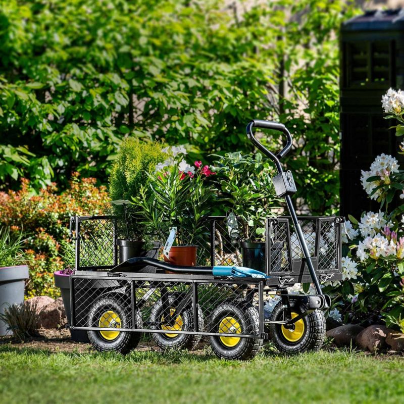 KADAX havevogn transportvogn med presenning 300 kg stor 1 stk.