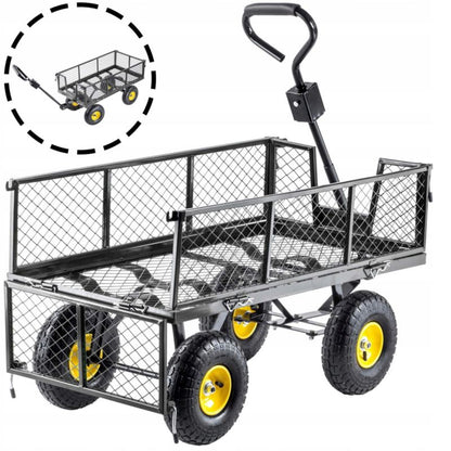 KADAX havevogn transportvogn med presenning 300 kg stor 1 stk.