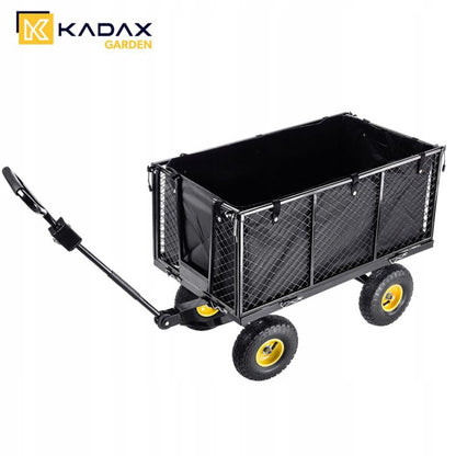 KADAX havevogn transportvogn med presenning, stor, 450 kg, 1 stk.
