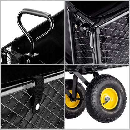 KADAX havevogn transportvogn med presenning, stor, 450 kg, 1 stk.