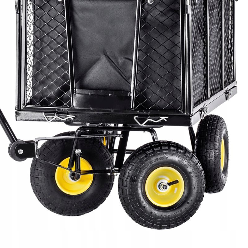 KADAX havevogn transportvogn med presenning, stor, 450 kg, 1 stk.