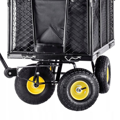 KADAX havevogn transportvogn med presenning, stor, 450 kg, 1 stk.