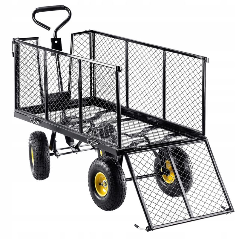 KADAX havevogn transportvogn med presenning, stor, 450 kg, 1 stk.