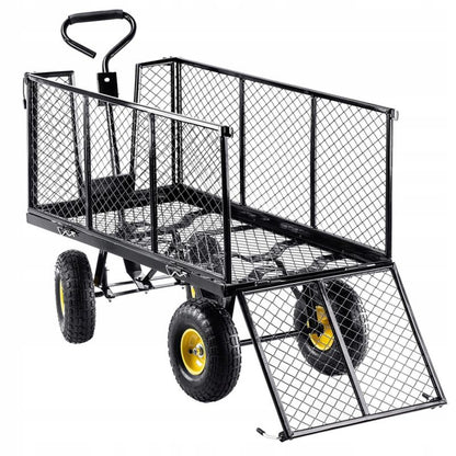 KADAX havevogn transportvogn med presenning, stor, 450 kg, 1 stk.
