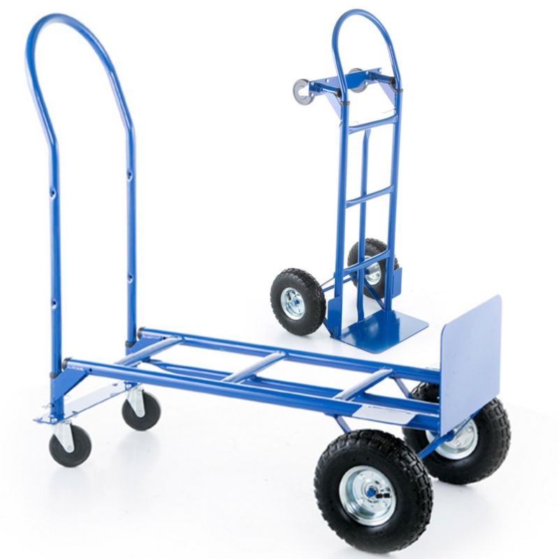 2-i-1 lager- og transportvogn med møllefunktion, 250 kg kapacitet, 1 stk