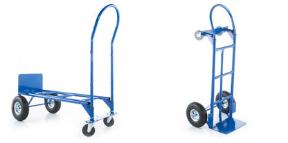 2-i-1 lager- og transportvogn med møllefunktion, 250 kg kapacitet, 1 stk