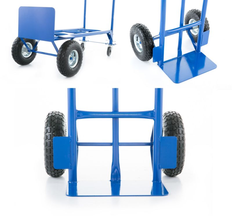 2-i-1 lager- og transportvogn med møllefunktion, 250 kg kapacitet, 1 stk