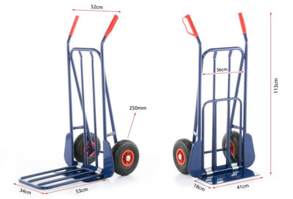 Sammenklappelig lager- og transportvogn HIGHER 280 kg, 1 stk.