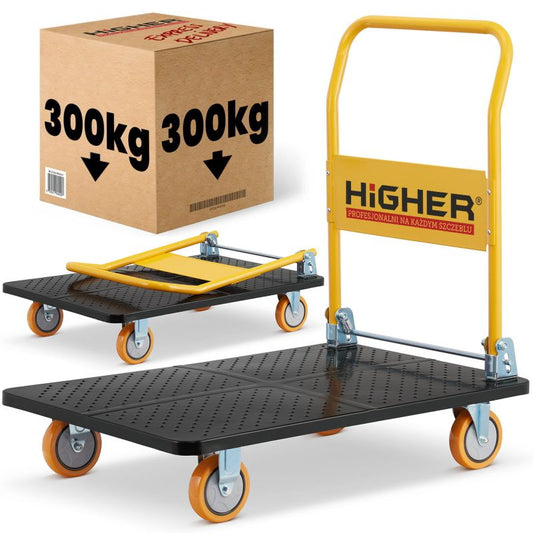 Sammenklappelig lager- og transportvogn HIGHER PRO 300 kg LH10-300, 1 stk