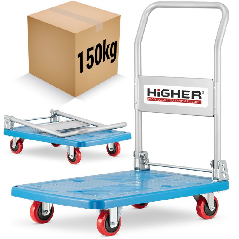 Sammenklappelig lager- og transportvogn HIGHER 150 kg, 1 stk