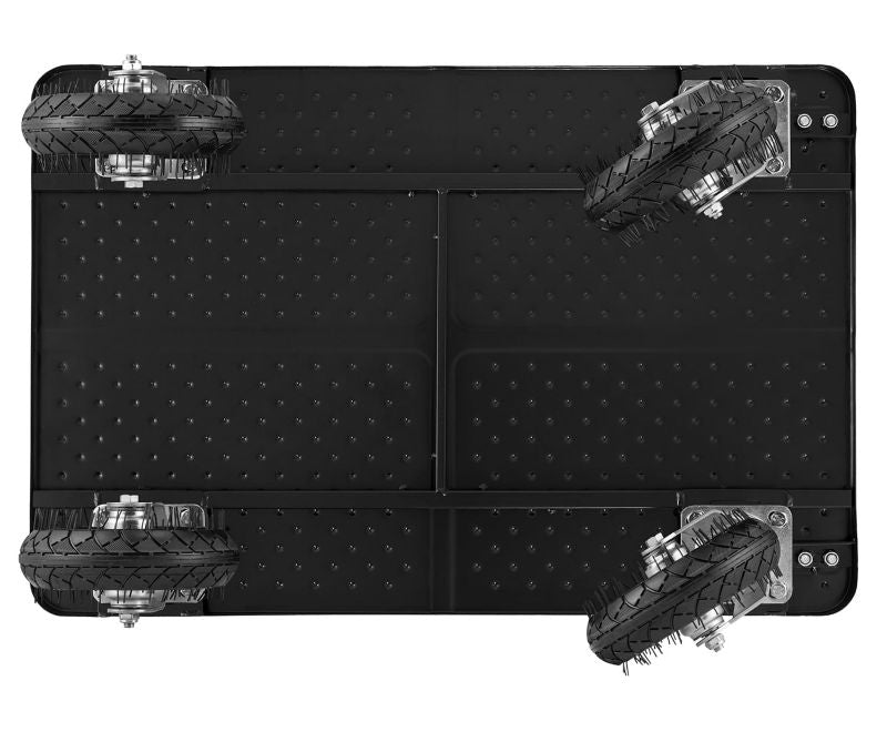 Sammenklappelig lager- og transportvogn med oppustelige hjul HIGHER PRO 300 kg LH10-300-P