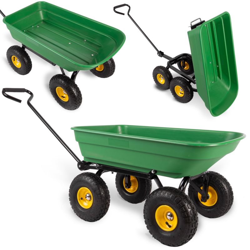 Humberg havevogn 3-i-1 transportvogn, trillebør og tipvogn, 200 kg, 1 stk.
