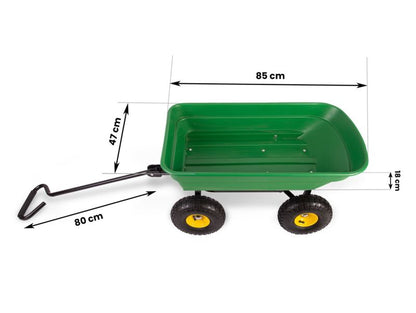 Humberg havevogn 3-i-1 transportvogn, trillebør og tipvogn, 200 kg, 1 stk.