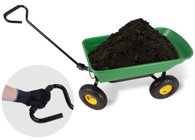 Humberg havevogn 3-i-1 transportvogn, trillebør og tipvogn, 200 kg, 1 stk.
