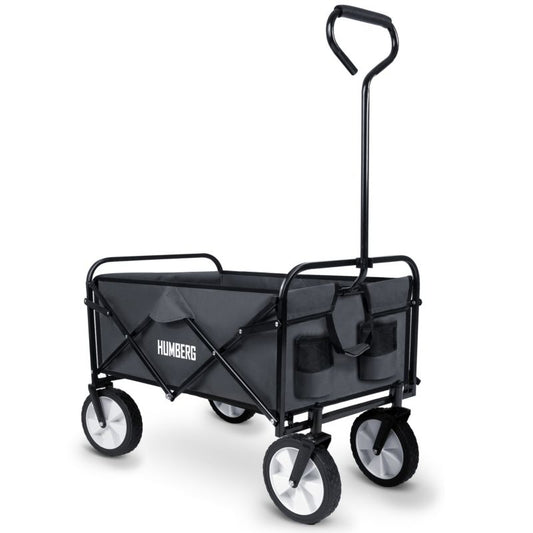Sammenklappelig transportvogn Humberg til have, rejse og strand, 90 kg kapacitet, 1 stk.
