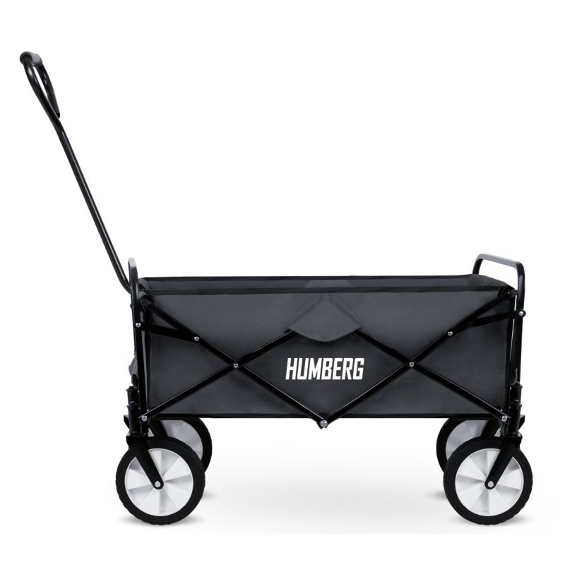 Sammenklappelig transportvogn Humberg til have, rejse og strand, 90 kg kapacitet, 1 stk.