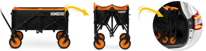Sammenklappelig Humberg transport- og strandvogn til haven, 90 kg, 1 stk.