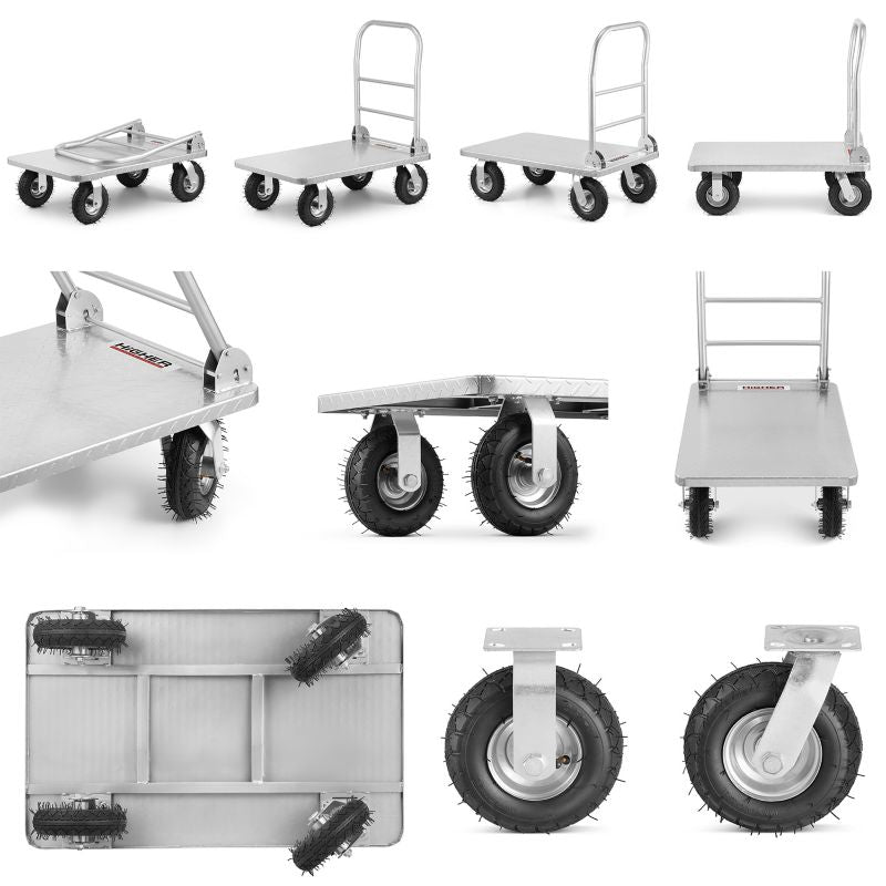 Sammenklappelig lager- og transportplatform HIGHER 500 kg, 1 stk