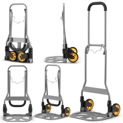 Robust sammenklappelig håndtransportvogn HIGHER 70 kg flad HP-LH09-70 1 stk