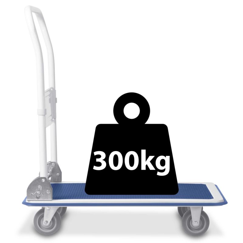 Humberg sammenklappelig transportvogn til lager med 300 kg kapacitet, 1 stk.