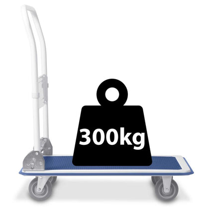 Humberg sammenklappelig transportvogn til lager med 300 kg kapacitet, 1 stk.