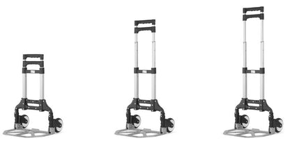 Sammenklappelig aluminiums transportvogn HIGHER flad, robust 70 kg, 1 stk