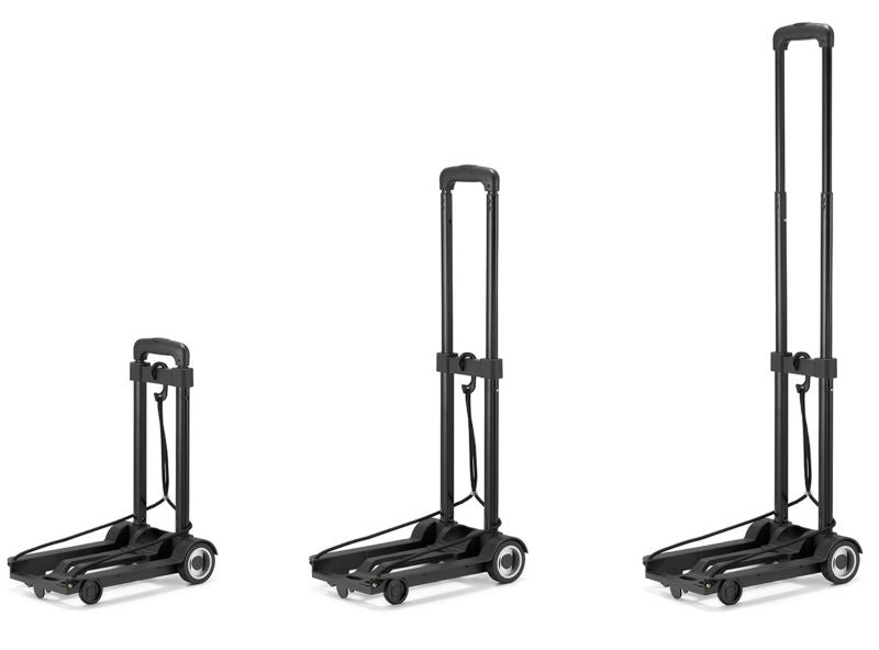 Sammenklappelig transportvogn HIGHER til indkøb, 40 kg kapacitet, 1 stk.