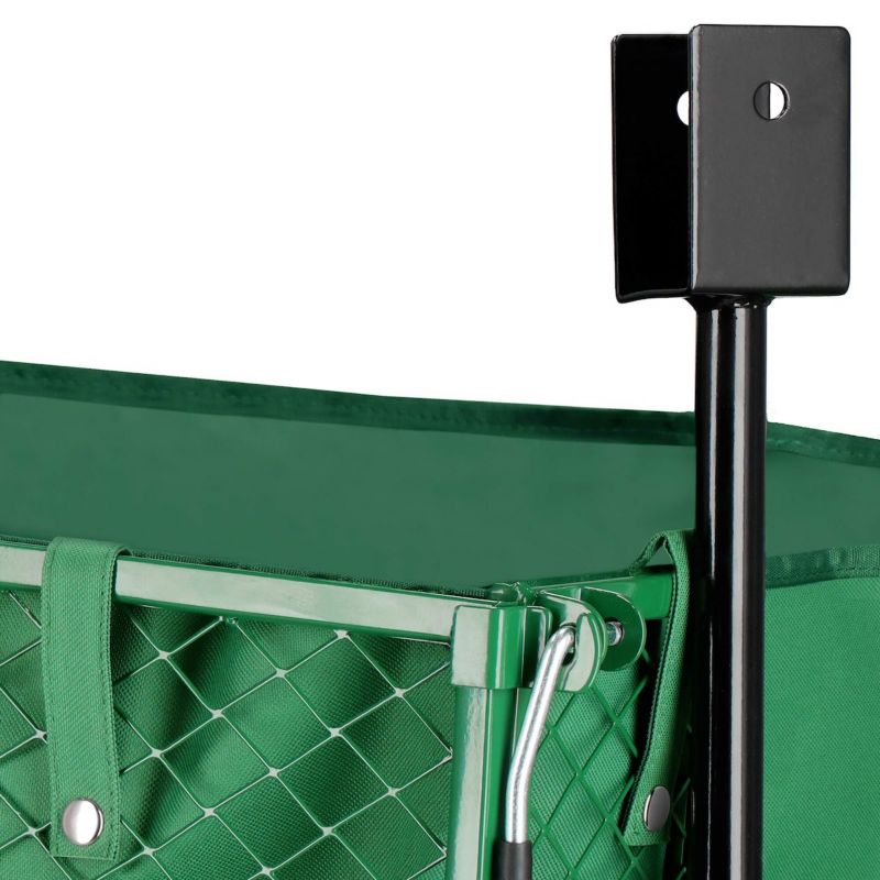 Springos have-transportvogn med metaltrailer 400 kg grøn 1 stk.