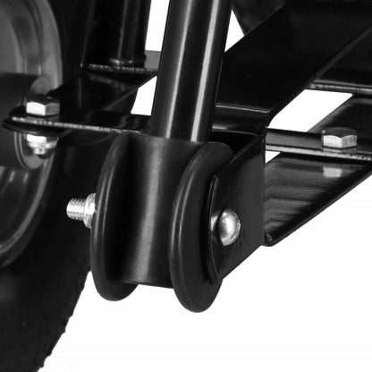 Springos have- og transportvogn med tipfunktion op til 250 kg, sort, 1 stk.