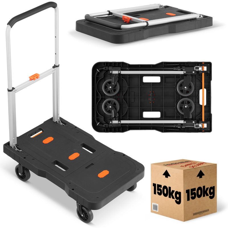 Sammenklappelig transportvogn HIGHER Compact 150 kg, 1 stk