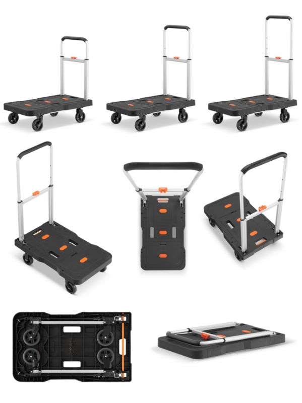 Sammenklappelig transportvogn HIGHER Compact 150 kg, 1 stk