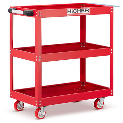 Værkstedsvogn med værktøj, 3 hylder, HIGHER, 175 kg, 1 stk