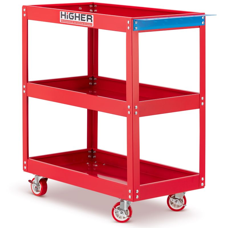 Værkstedsvogn med værktøj, 3 hylder, HIGHER, 175 kg, 1 stk