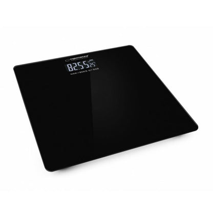 Badevægt 30x30 cm Sort Hærdet Glas 180 kg | EBS002K