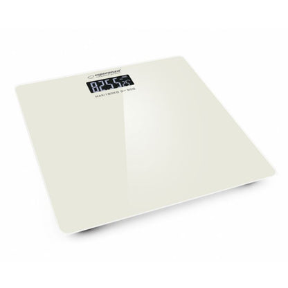 Badevægt 30x30 cm Hvid Glas 180 kg EBS002W
