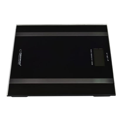 Badevægt 30x30 cm Sort Hærdet Glas 180 kg EBS018K