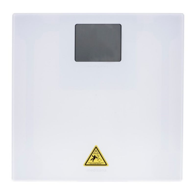 Badevægt 34x34 cm Hvid 250 kg 100 g Nøjagtighed