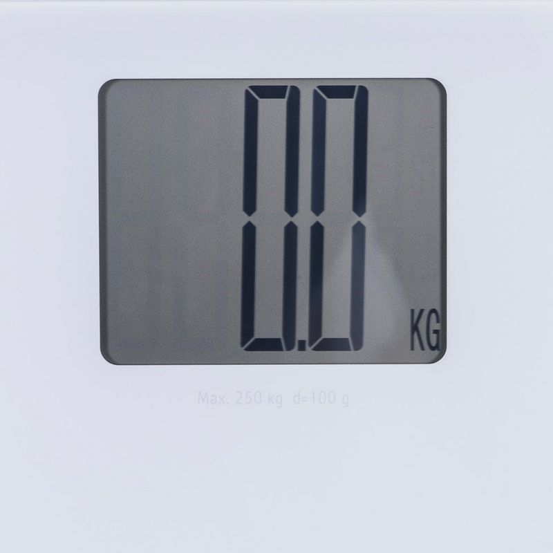 Badevægt 34x34 cm Hvid 250 kg 100 g Nøjagtighed