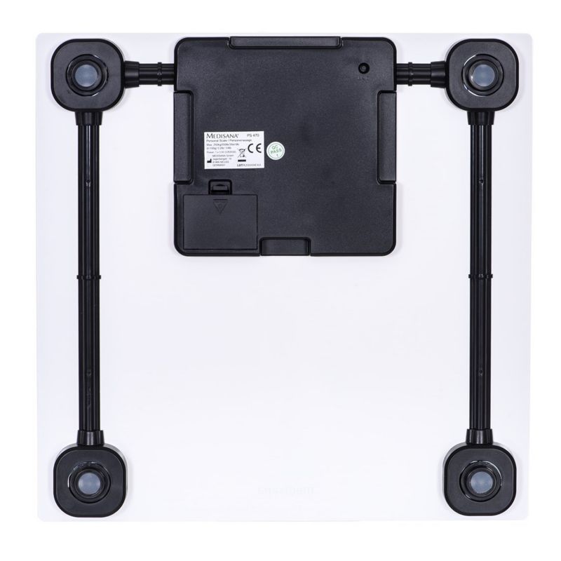 Badevægt 34x34 cm Hvid 250 kg 100 g Nøjagtighed