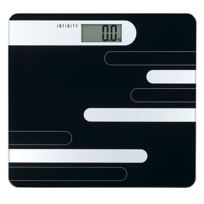 Badevægt 180 kg Sort Hærdet Glas 28x29 cm | 16690073