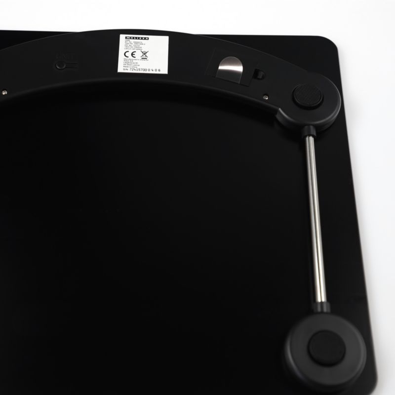 Badevægt 180 kg Sort Hærdet Glas 28x29 cm | 16690073