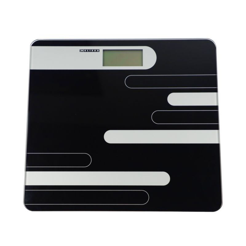 Badevægt 180 kg Sort Hærdet Glas 28x29 cm | 16690073