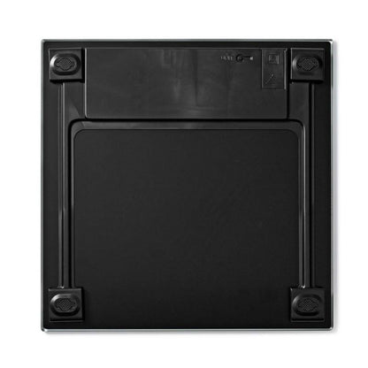 Digital Badevægt 150 kg Sort Hærdet Glas 30x30 cm