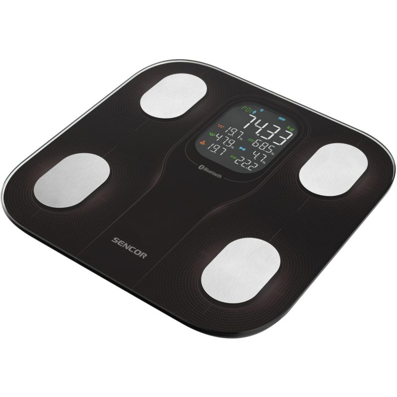 Personvægt SBS 9002BK Sort 180 kg