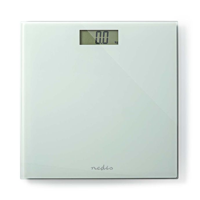 Digital Badevægt 30x30 cm Hvid Hærdet Glas 150 kg PESC500WT