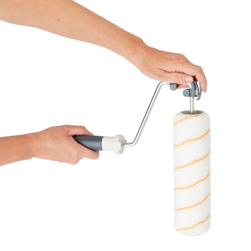 GoodHome malerulle med hurtig udskiftning, mellemlang luv, 23 cm